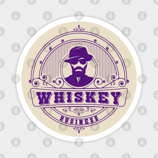 Whiskey Business Magnet by Blended Designs
